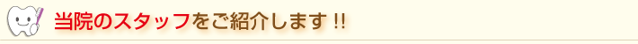 写真をクリックすると詳しいプロフィールがご覧いただけます！！